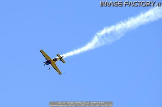 2017-09-16 Base Aerienne Sion 0301 Sukhoi Su-26M